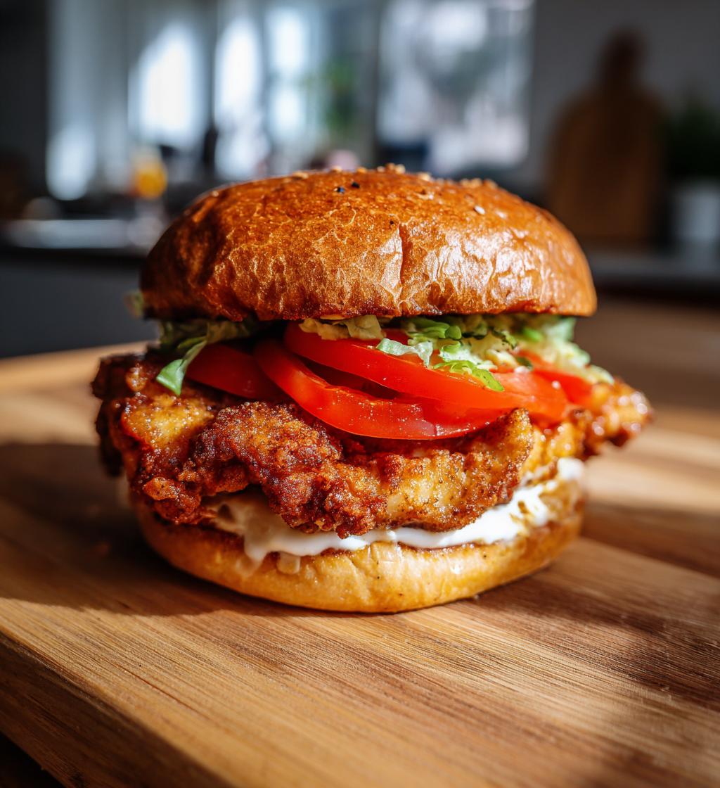 Air Fryer Chicken Sandwich Recipe Crispy and Deliciously Juicy