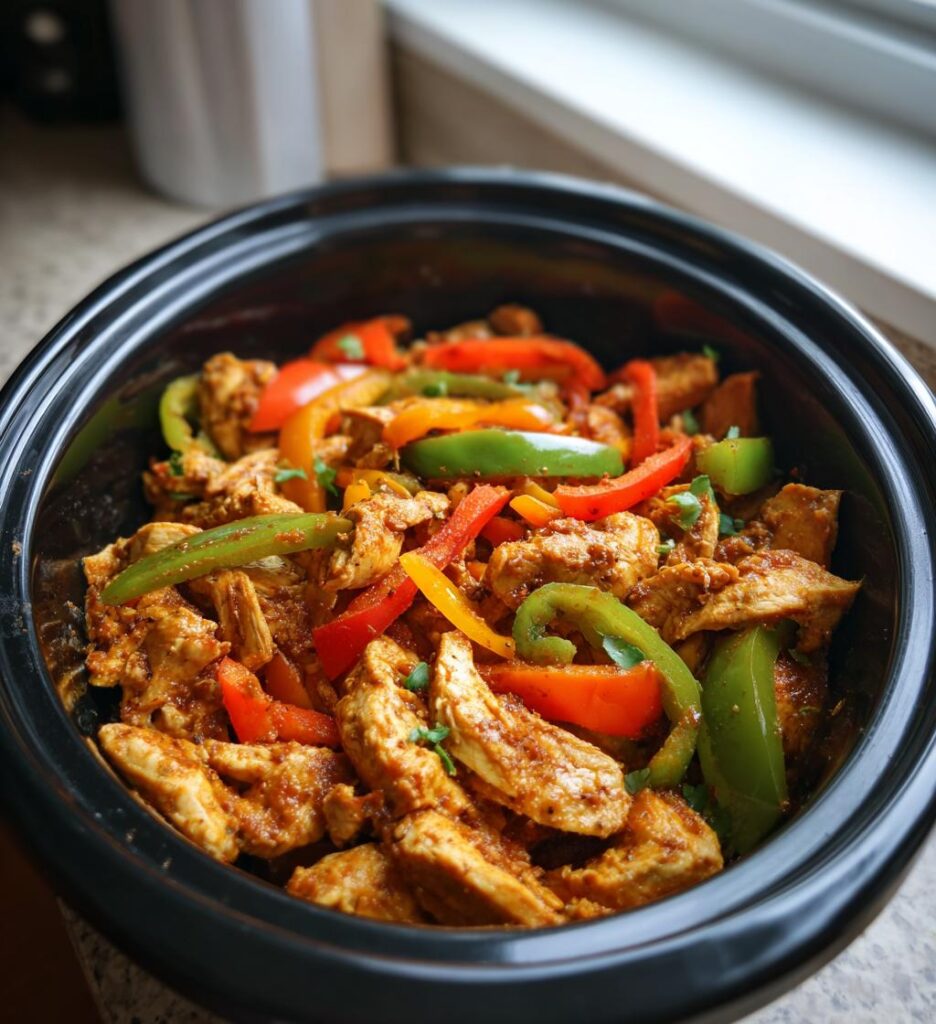 slow cooker fajita chicken recipe easy