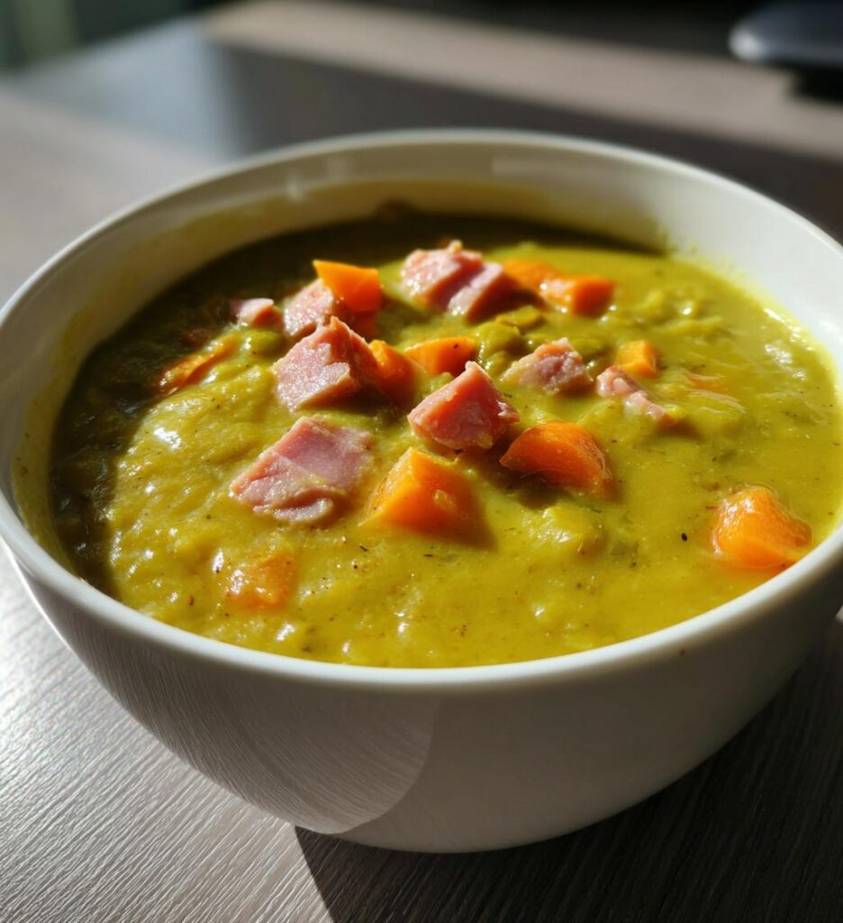 slow cooker split pea soup recipe