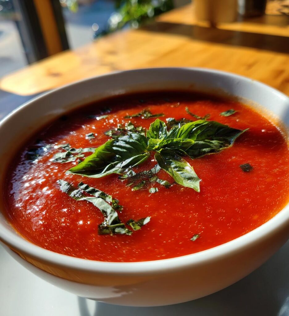 slow cooker tomato basil soup recipe