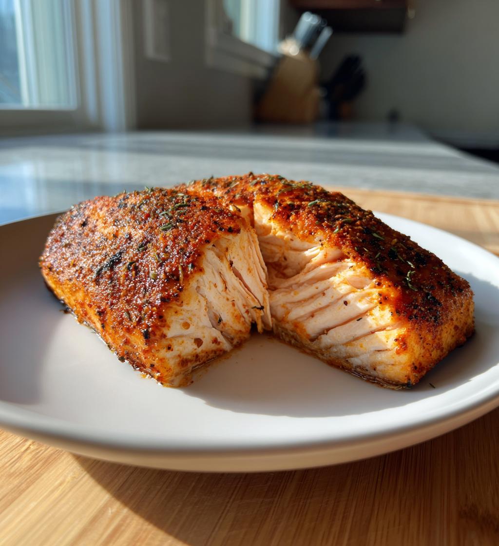 air fryer blackened salmon recipe