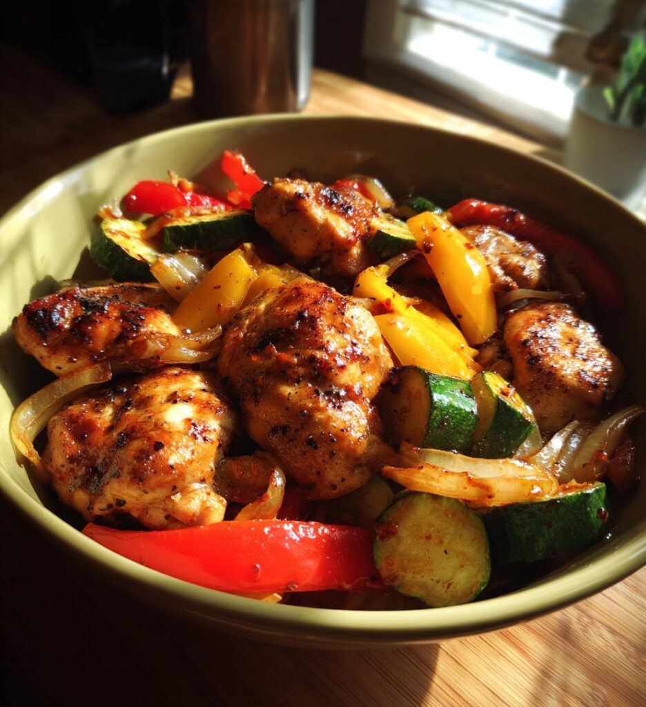 air fryer chicken and vegetables recipe