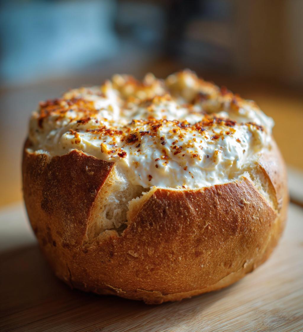 bread bowl dip recipe easy party
