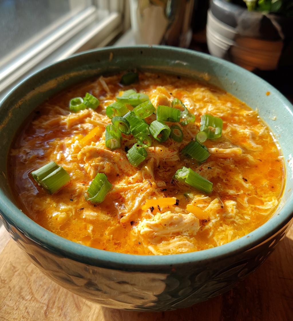 slow cooker buffalo chicken soup recipe