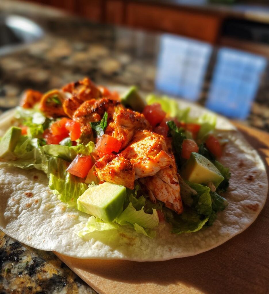 air fryer chicken taco recipe easy