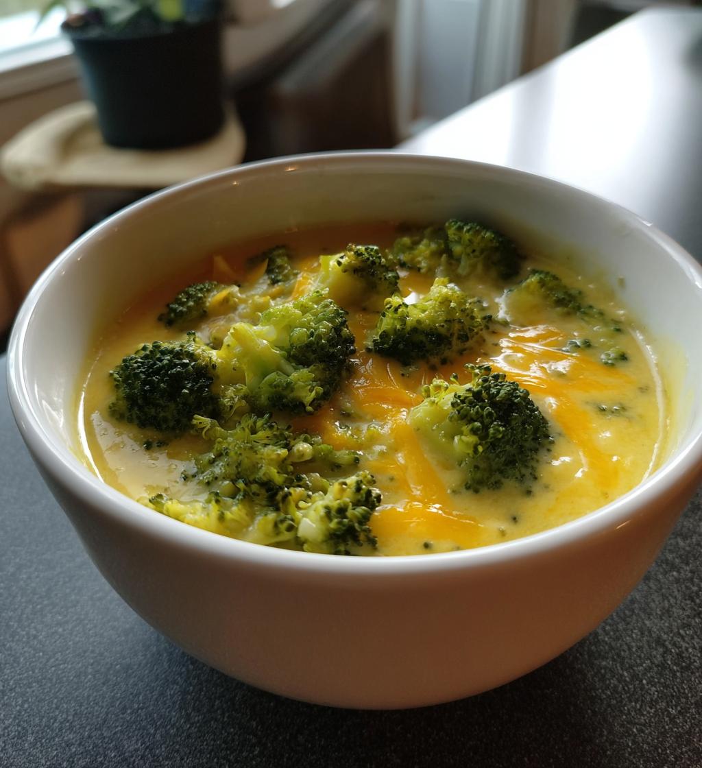 slow cooker broccoli cheese soup recipe
