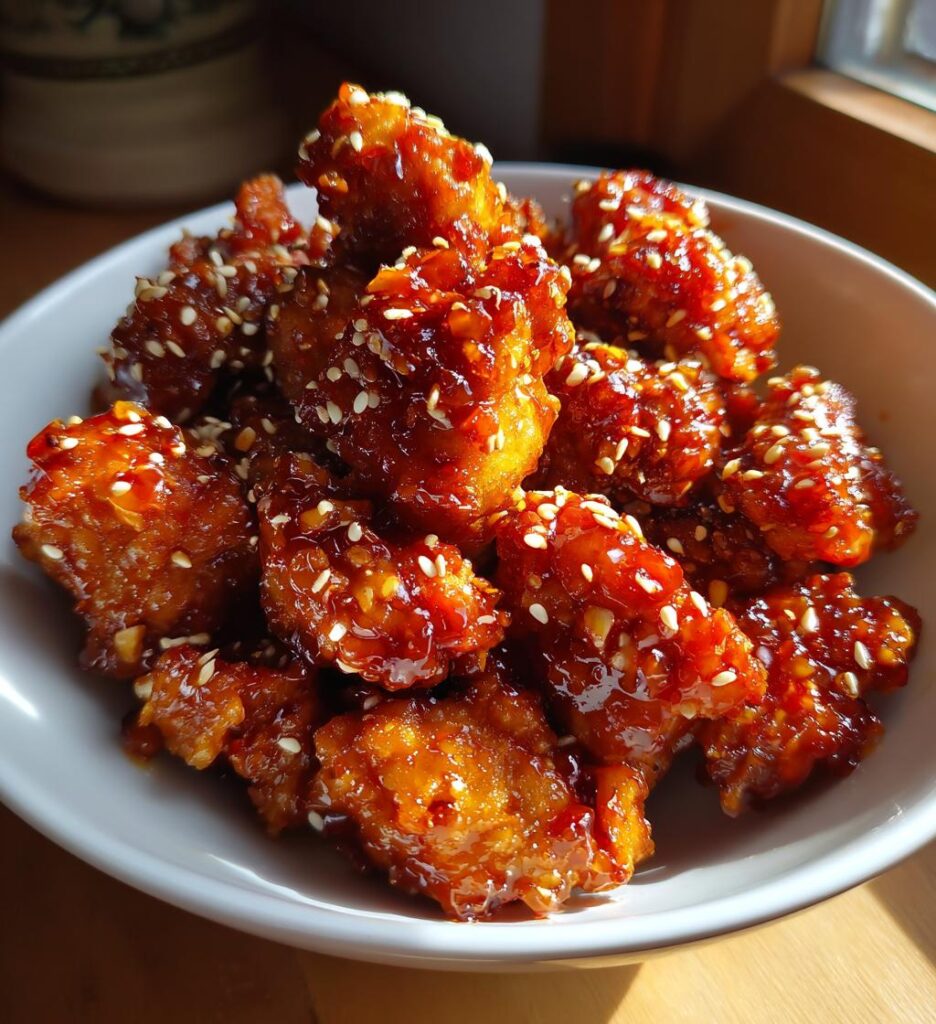 air fryer sesame chicken recipe easy