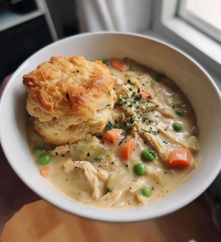 slow cooker pot pie soup recipe