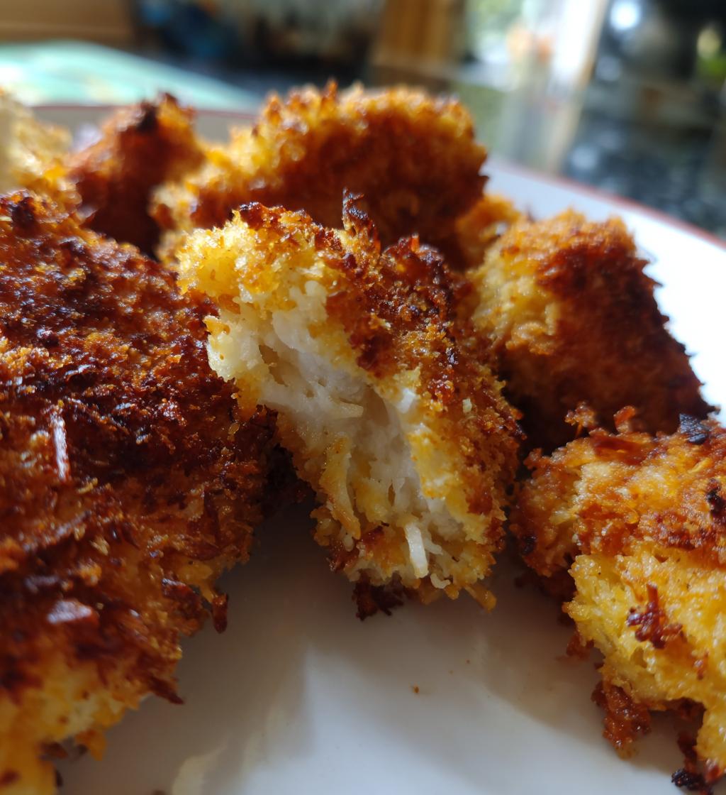 air fryer coconut crusted fish recipe