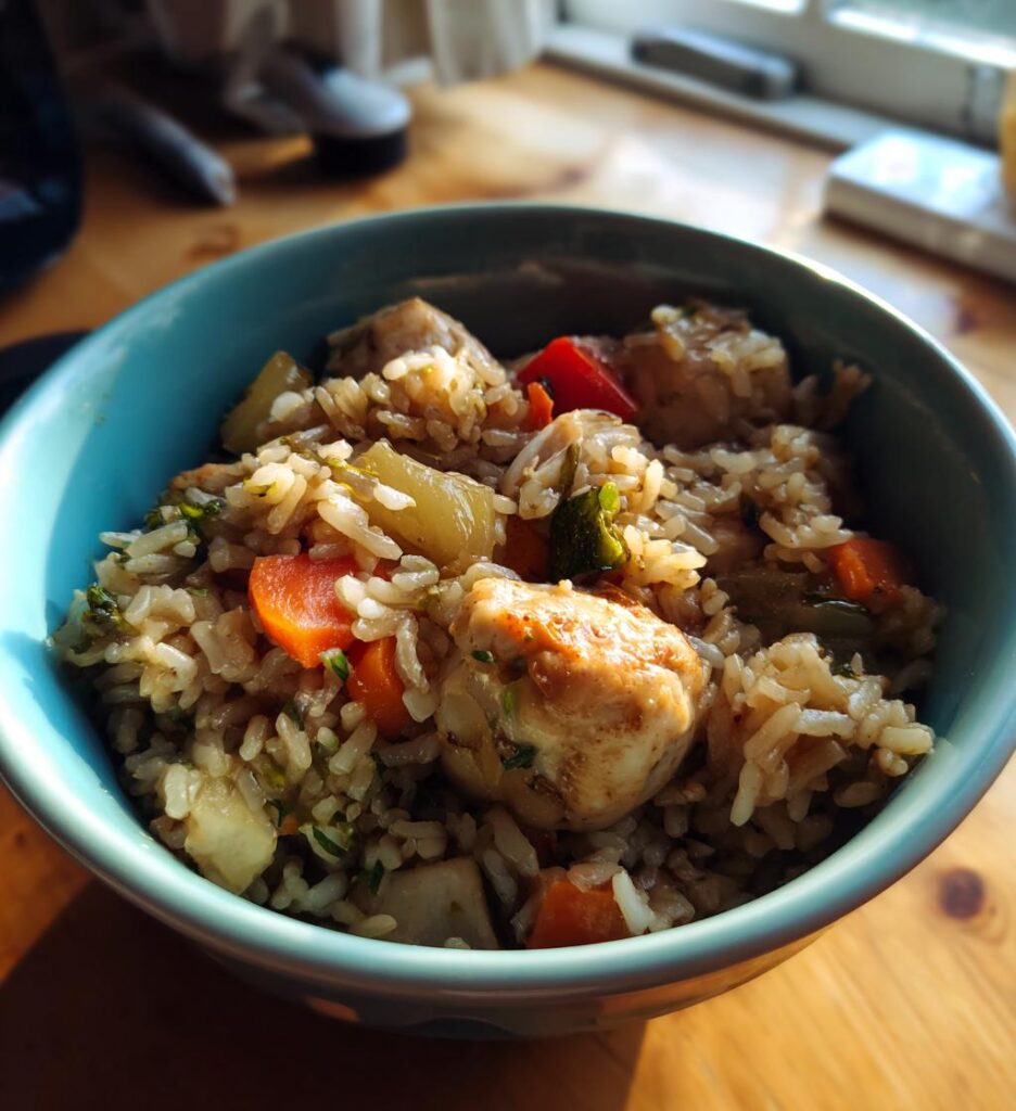 slow cooker chicken and rice recipe