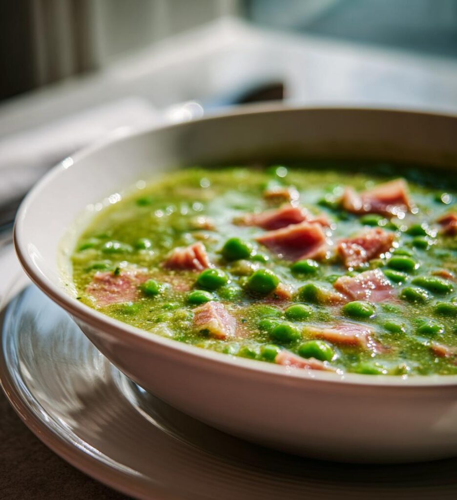 slow cooker pea and ham soup recipe