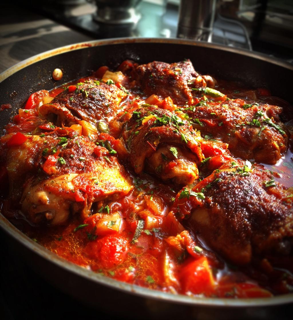 slow cooker chicken cacciatore easy