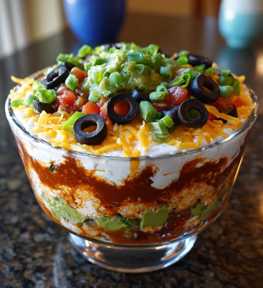 Seven Layer Dip Recipe Easy Homemade: The Best Creamy Appetizer