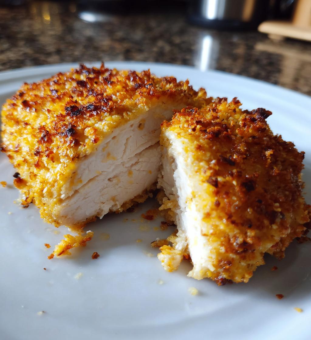 Air Fryer Parmesan Crusted Chicken Recipe - Crispy and Juicy Goodness