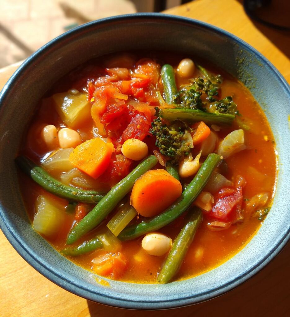 slow cooker minestrone soup recipe