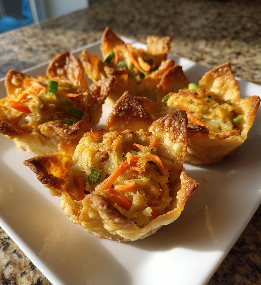 wonton cups recipe easy appetizer