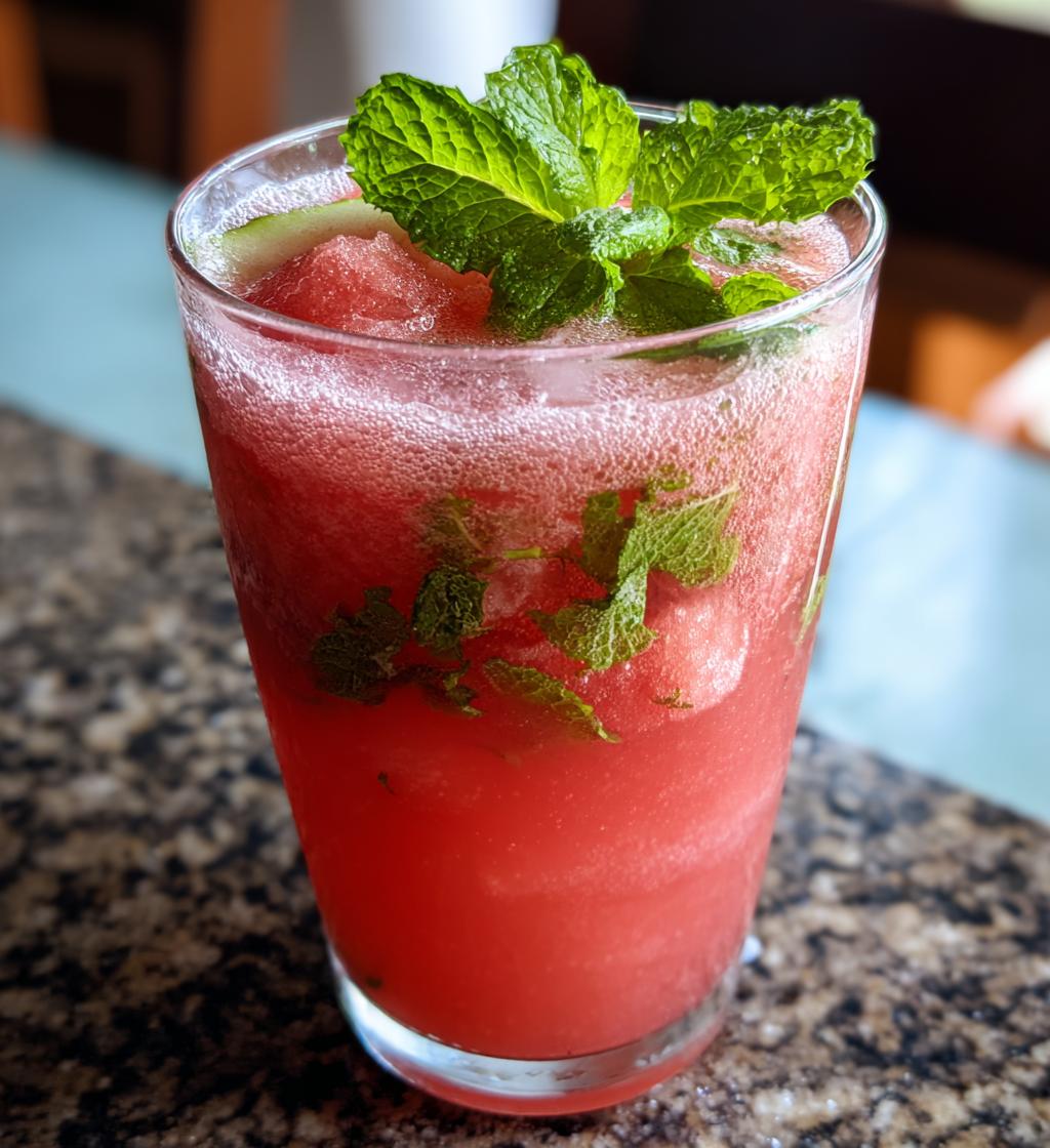 Homemade Watermelon Mint Lemonade for Summer Parties - Refreshing & Easy