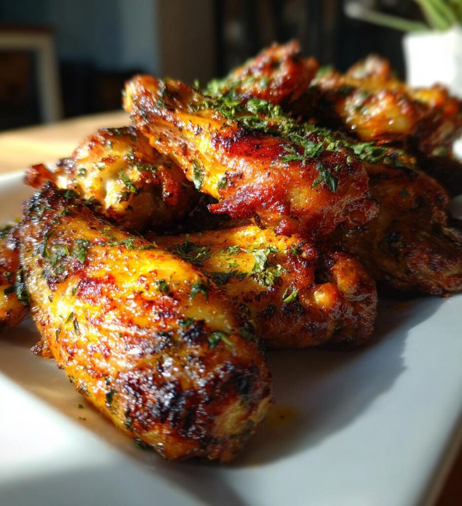 crispy air fryer chicken wings for pool parties