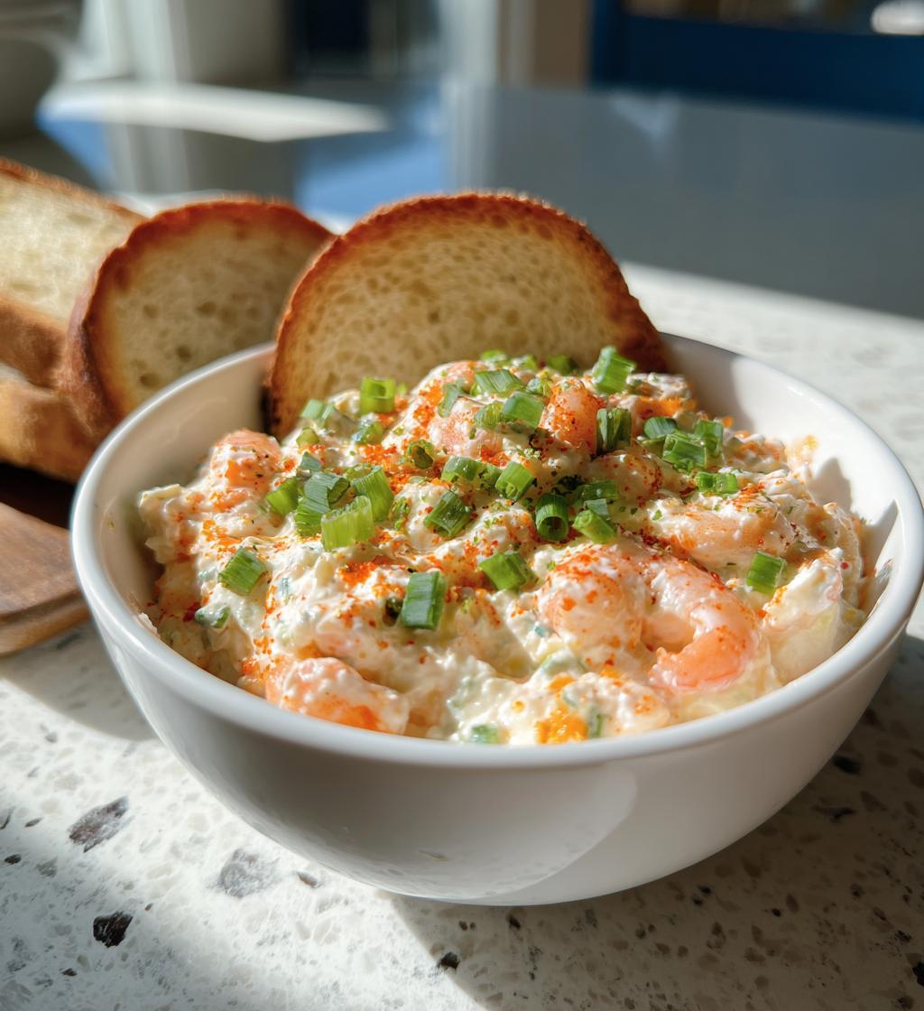 Easy Cold Shrimp Dip for Pool Party Appetizers - Perfectly Creamy!
