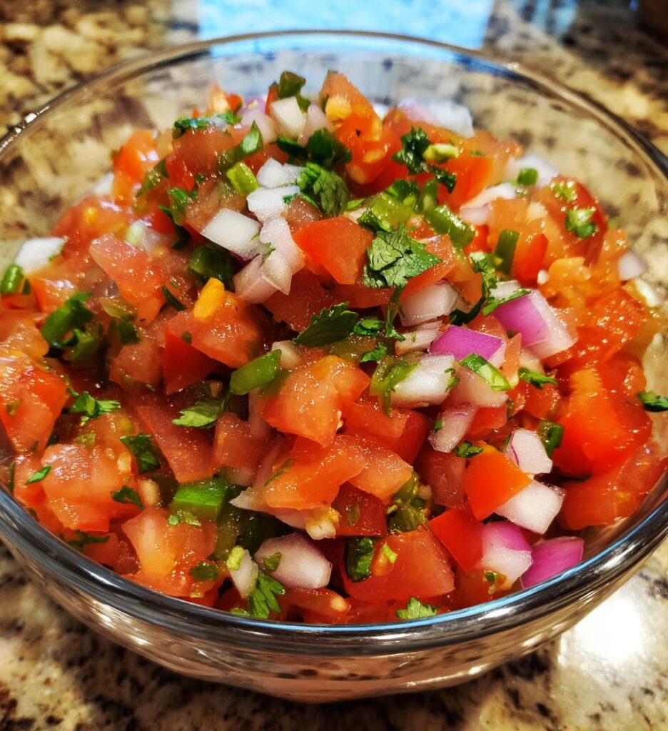 homemade fresh tomato salsa for summer cookouts