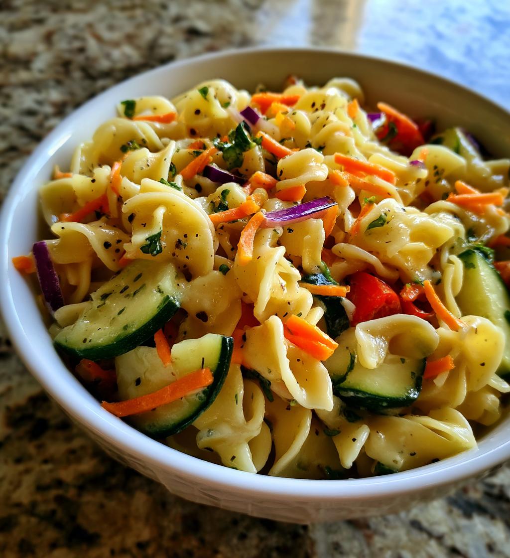 Easy Cold Lemon Pasta Salad for Summer Cookouts – Refreshing & Delicious