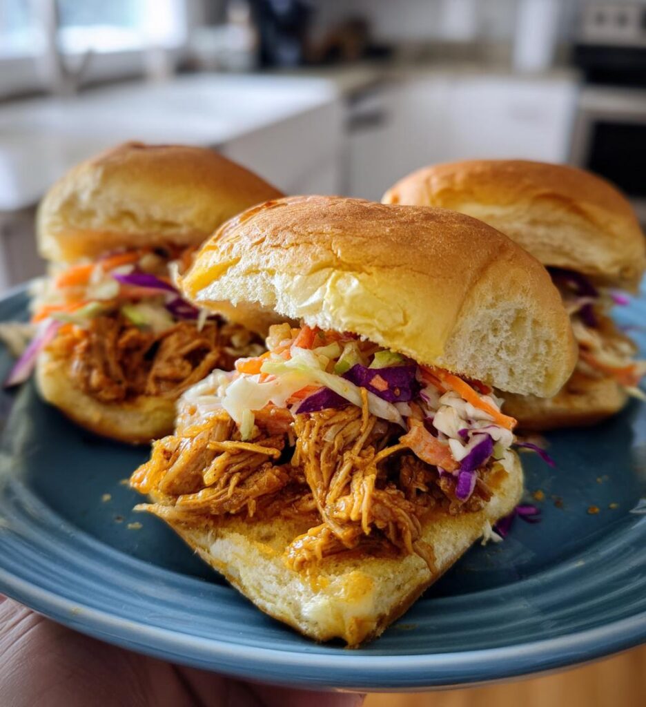 slow cooker pulled pork for 4th of July sliders