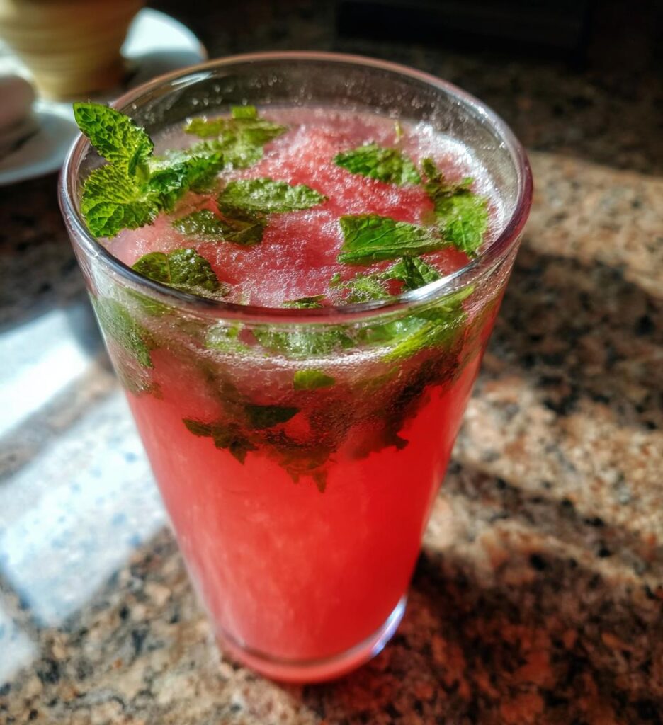 homemade watermelon mint lemonade for summer parties