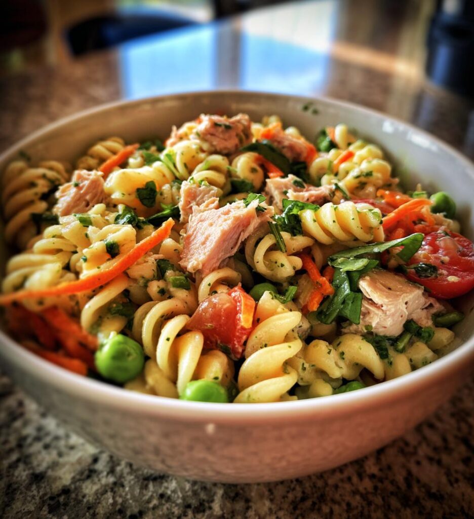 easy cold tuna pasta salad for summer lunches