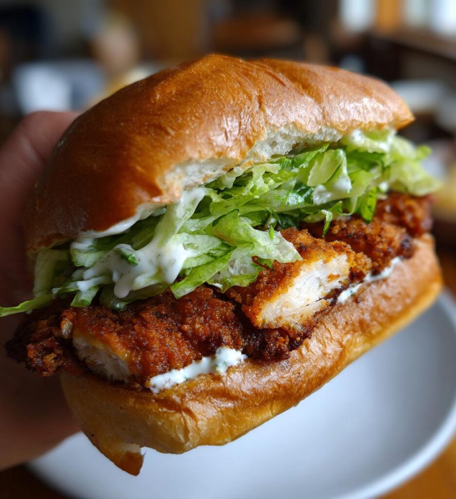 crispy air fryer chicken sandwich better than takeout