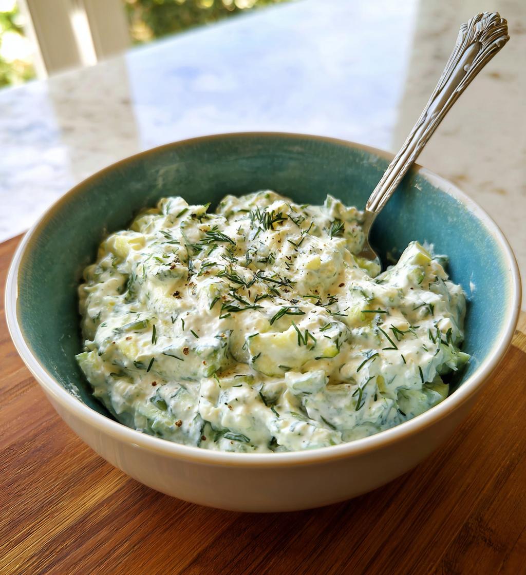 easy cold cucumber dip recipe for summer snacking