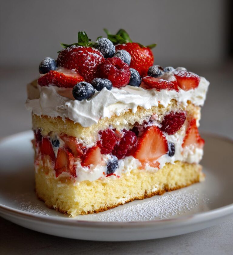 easy summer berry trifle for holiday dessert