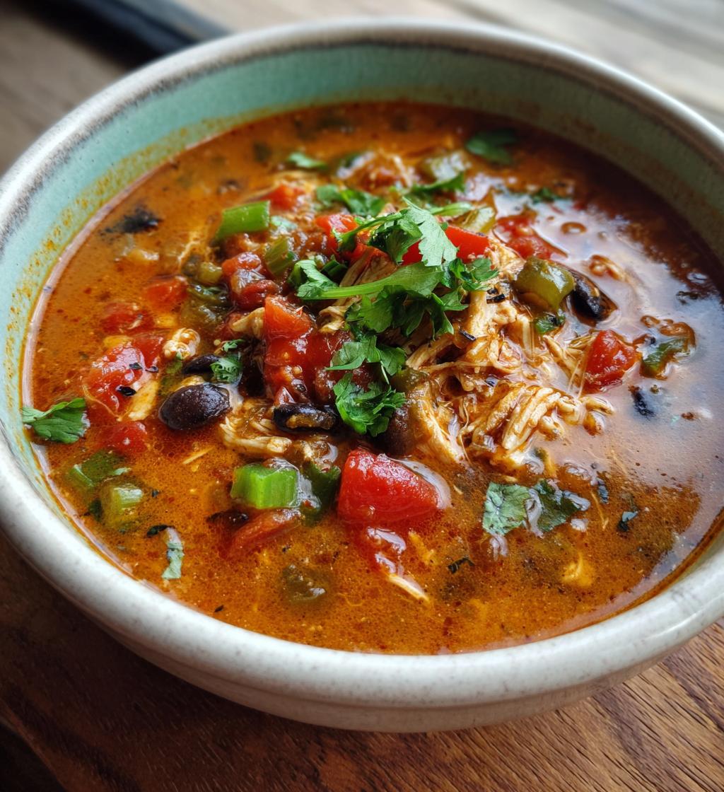 slow cooker chicken enchilada soup for summer