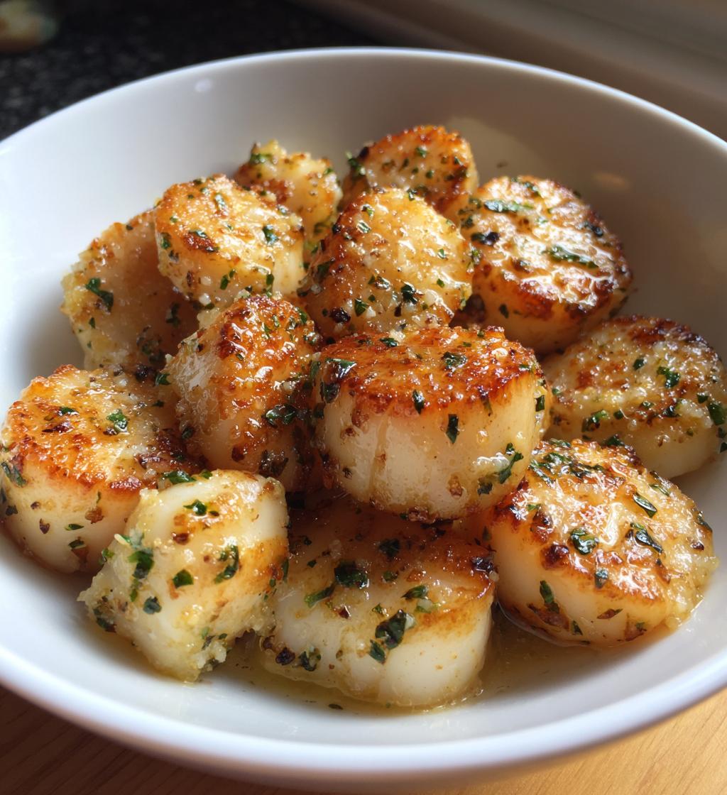Air Fryer Garlic Butter Scallops for Summer Dinner: Simple & Delicious