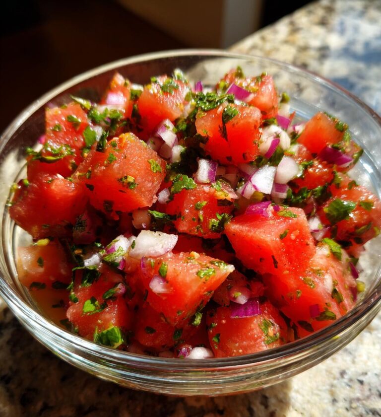 easy watermelon salsa recipe for summer parties