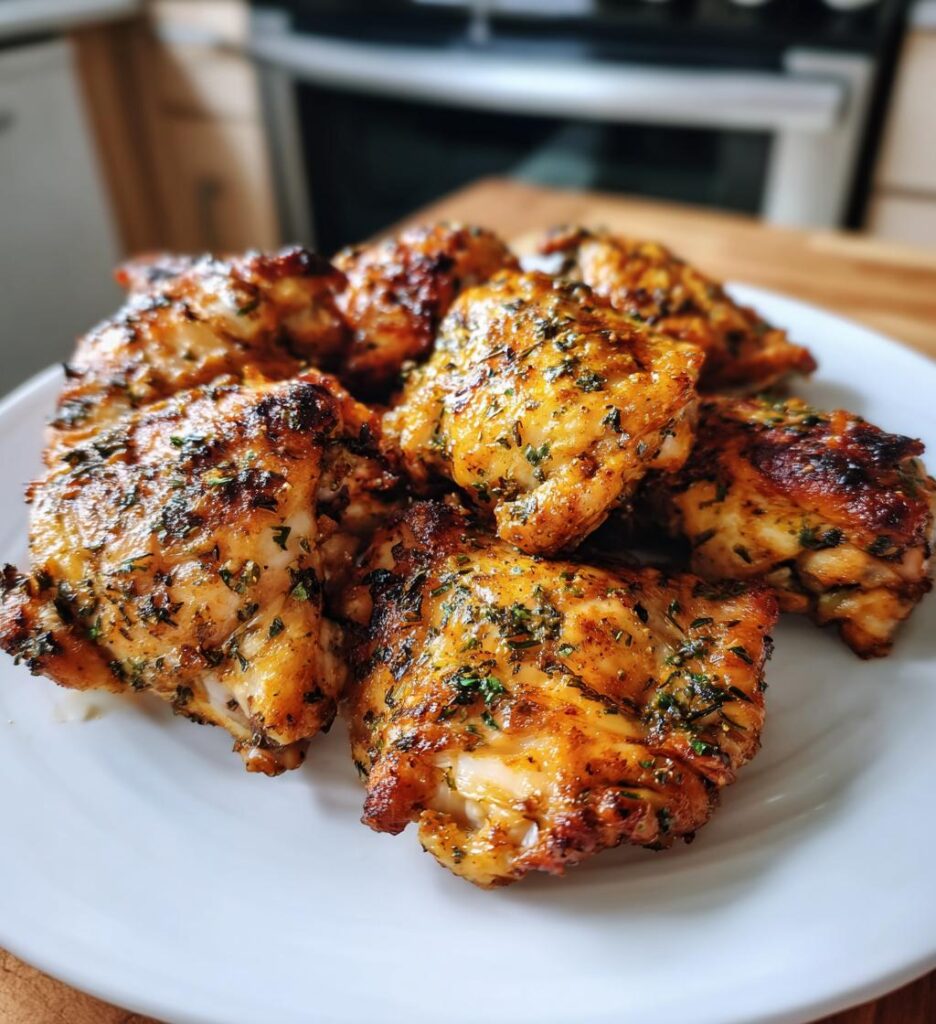 crispy air fryer chicken thighs for summer dinners