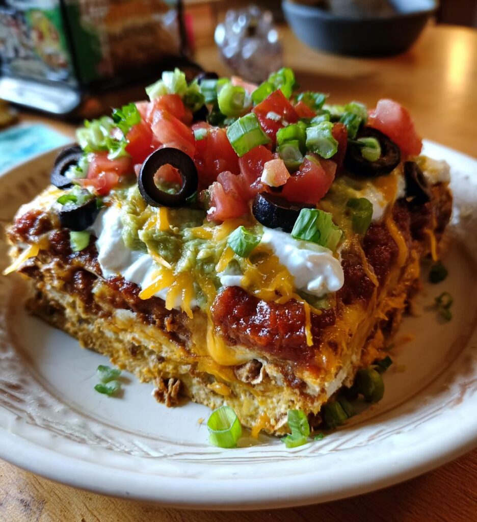 easy seven layer dip recipe for Memorial Day