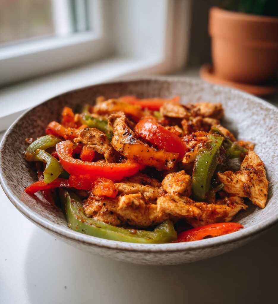 air fryer chicken fajitas for quick summer dinners