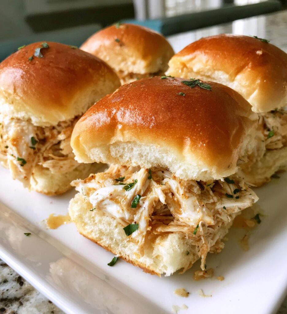 slow cooker chicken for summer sliders recipe