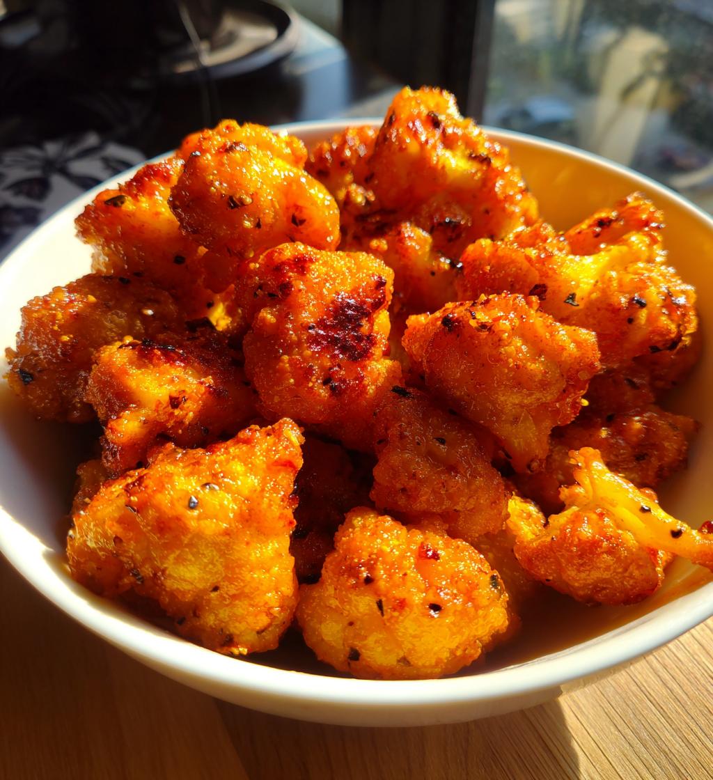 Crispy Air Fryer Buffalo Cauliflower Bites Recipe - Easy & Delicious