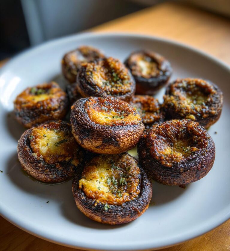 air fryer portobello mushrooms for summer dinners
