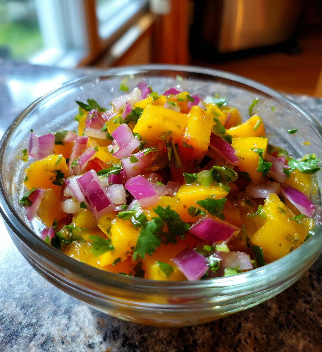 homemade mango salsa recipe for summer parties